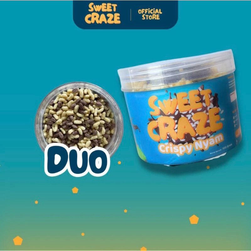 

SWEET CRAZE CRISPY NYAM VARIAN DUO | RICE CRISPY