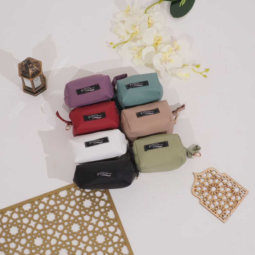 Mukena Travel Mini Mukena Parasut Korea Mukena Travel Pouch Mini