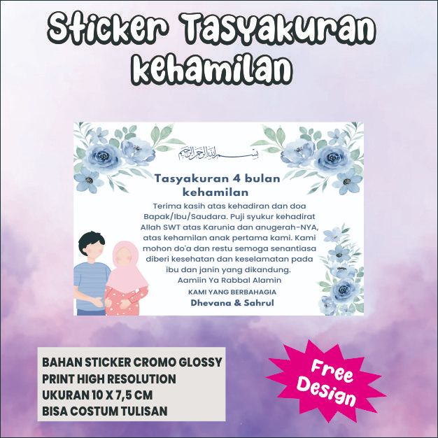 

Stiker Syukuran Kehamilan Edisi Terbaru