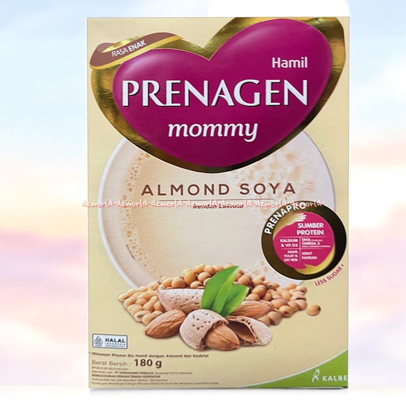 

Prenagen Mommy Almond Soya 180gr Minuman Susu Ibu Hamil Dari Kedelai Almon Prenagent Momy Pregnant Drink Mom Soy 180 gram Less Sugar