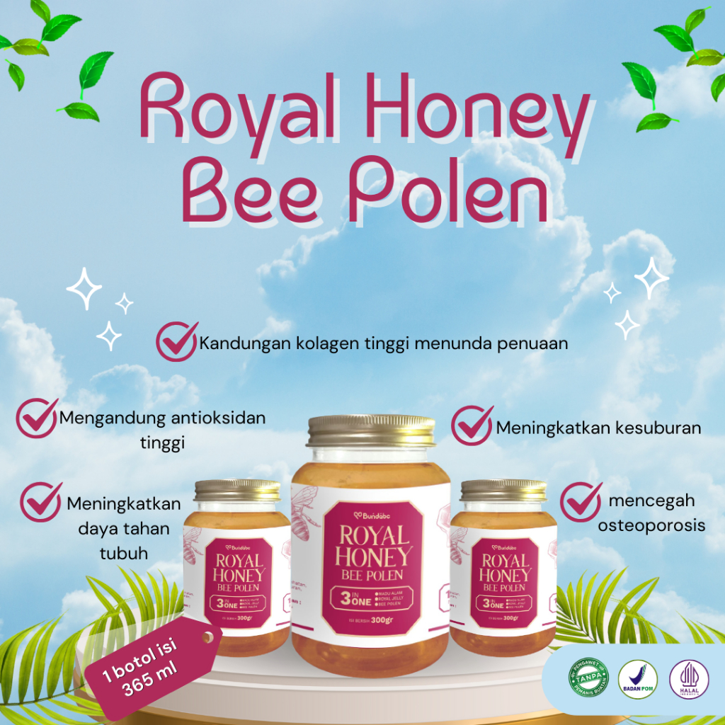 

Royal Honey Bee Pollen Madu promil kesehatan hamil