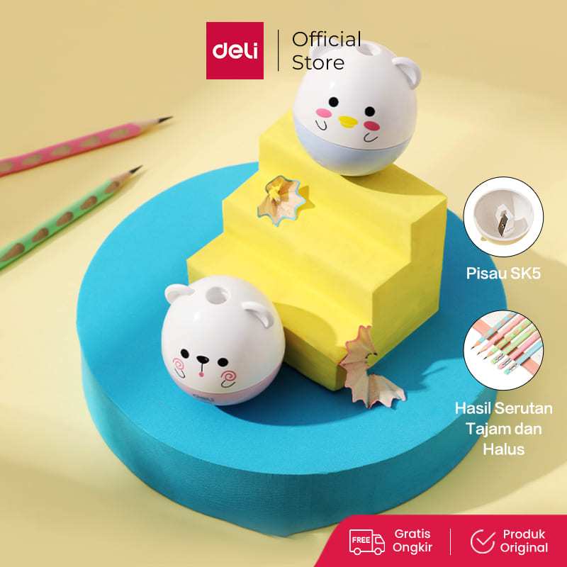 

Deli Pencil Sharpener / Rautan Pensil Hewan Mainan Lucu EH562