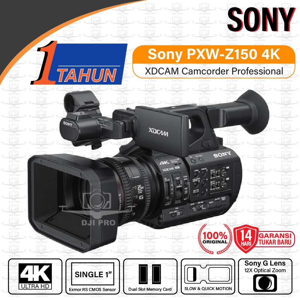 Sony PXW-Z150 4K XDCAM Camcorder Handycam Professional Z 150