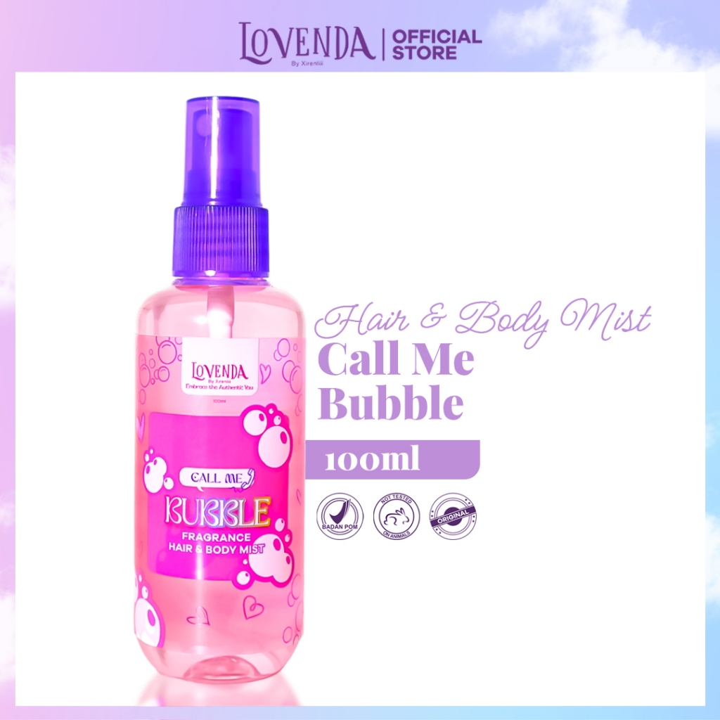 Lovenda Hair & Body Mist Call Me Bubble - Fragrance Hair & Body Mist