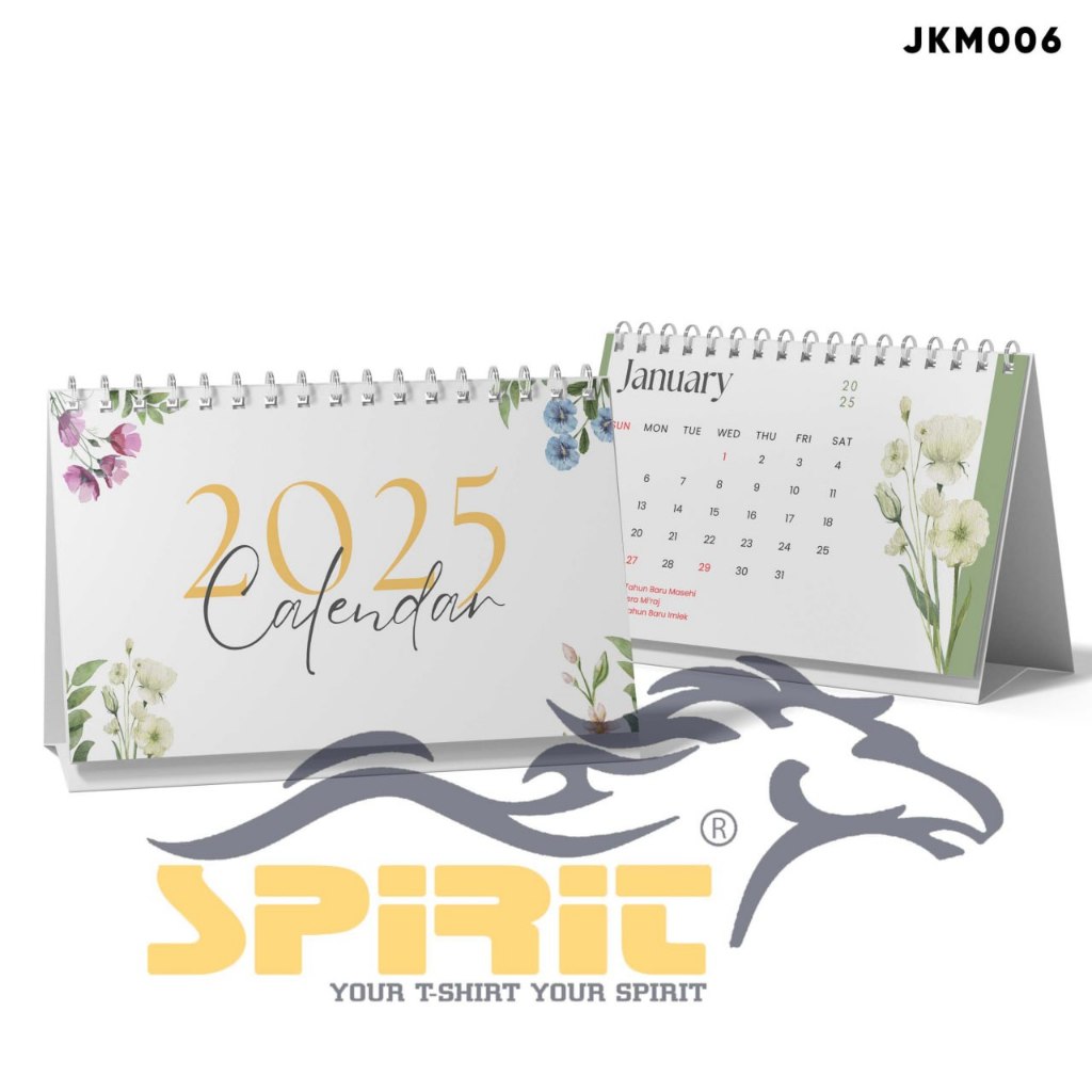 

Kalender Meja Duduk 2025 Aesthetic Motif Desain Bunga Murah Menambah Keindahan Ruangan Kerja