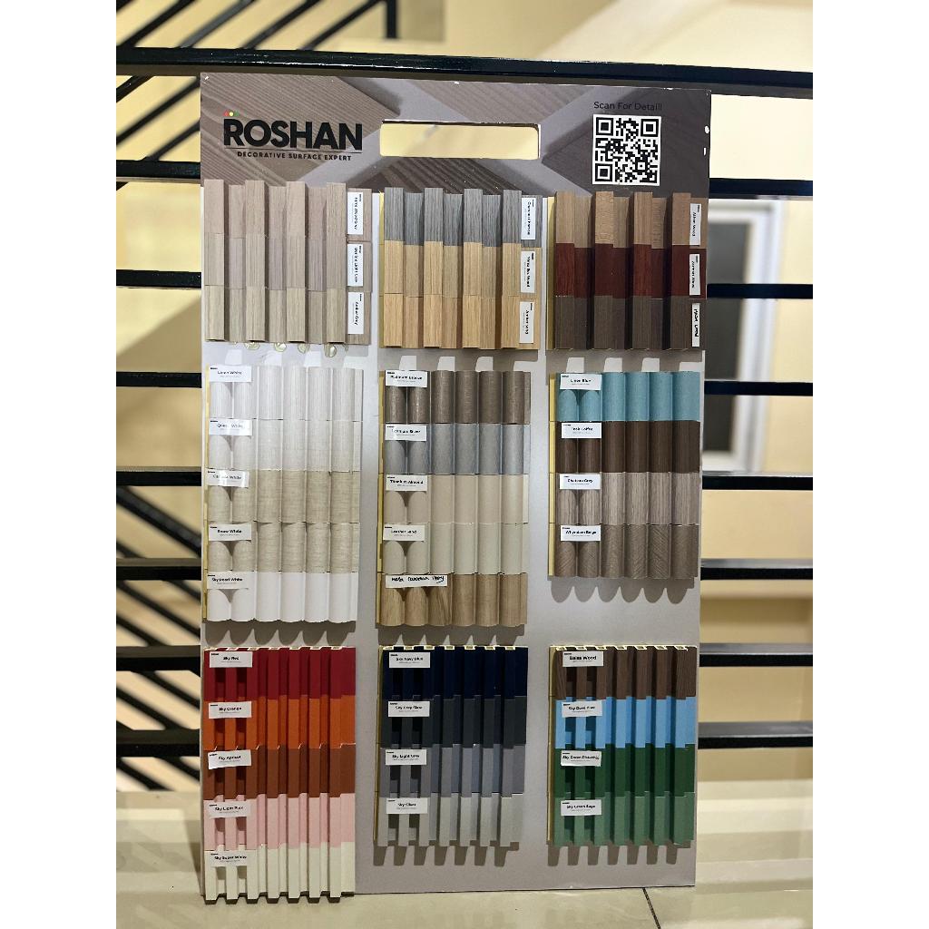 Sample Wall Panel & Fluted Roshan