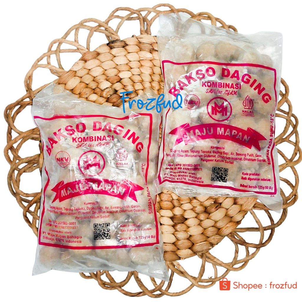 

Maju Mapan Bakso Daging (Kombinasi) 725 gr