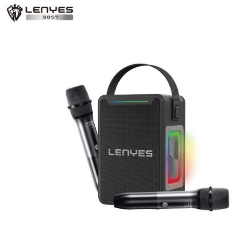 LENYES S857 150W KTV Wireless Speaker Karaoke Bluetooth 5.3 RGB Light DSP High Power TWS Portable