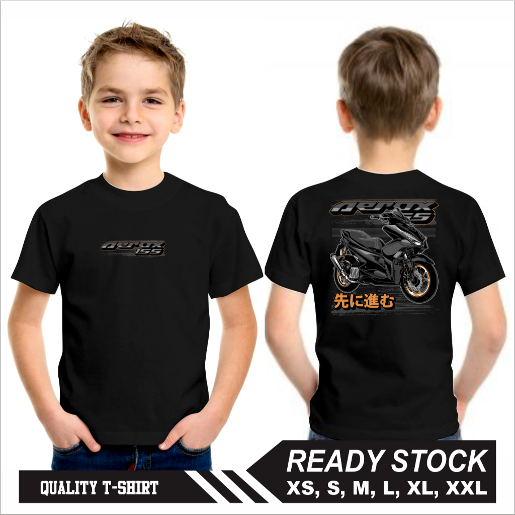 Kaos Baju Anak Otomotif Yamaha Aerox