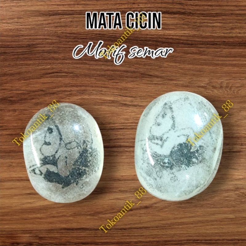 MATA CINCIN BATU GAMBAR SEMAR ANTIK