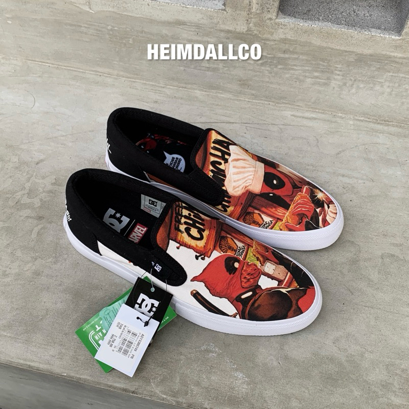 DC Shoes x Marvel Deadpool Manual Slip Tx "Junk food" Original