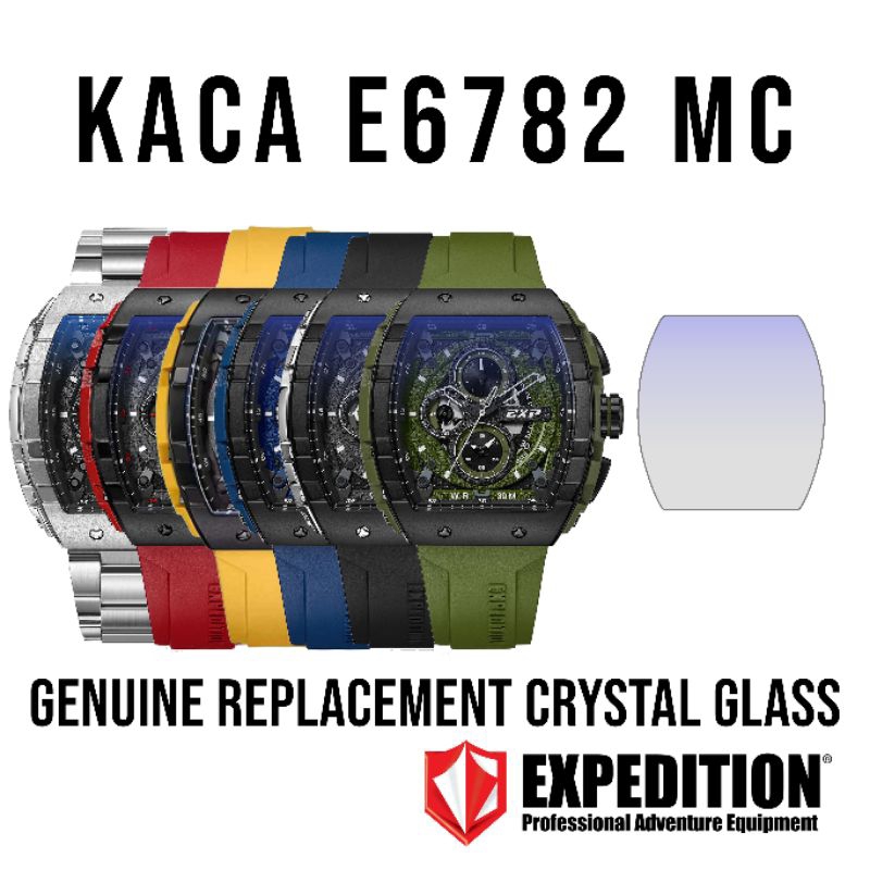 KACA JAM TANGAN EXPEDITION ORIGINAL E6782MC E 6782 MC 6782M 6782MC