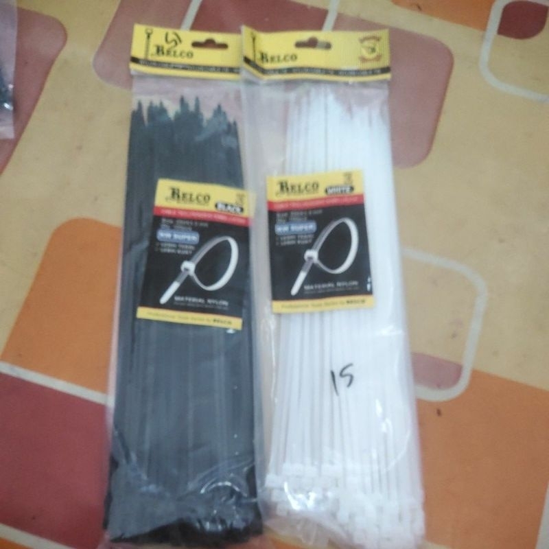 

kabel Ties 250 mm hitam/putih