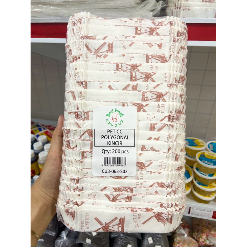 

Case polygonal motif kincir repack 10pc | case roti panjang | cup case hotdog