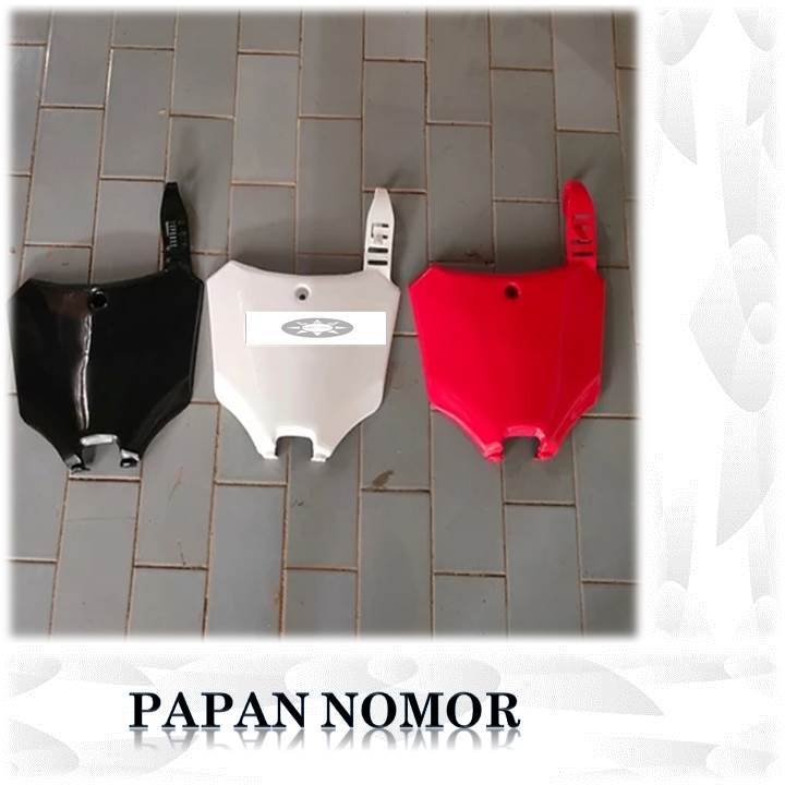 Papan nomor Crf 450 Cover nomer Papan nama CRF 450 BMC universal crf 150 l KLX bf Dtracker new