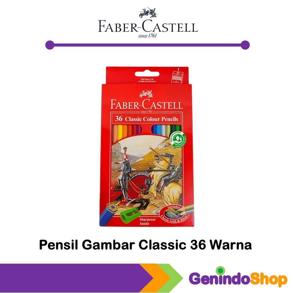 

Pensil Warna Classic 36 L Faber Castle