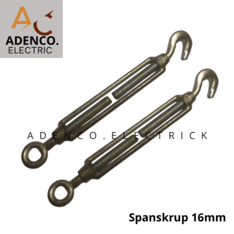Spanskrup 16mm/Jarum Keras 16mm/Turnbuckle 16mm