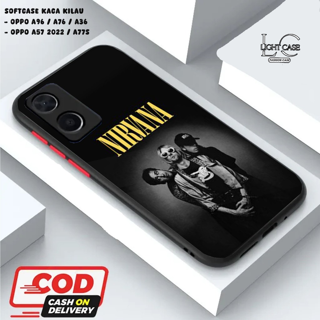 LIGHT CASE SOFTCASE GLOSSY (KACA KILAU) OPPO A96 / A76 / A36 || OPPO A57 2022 / A77S dan ALL TYPE SM