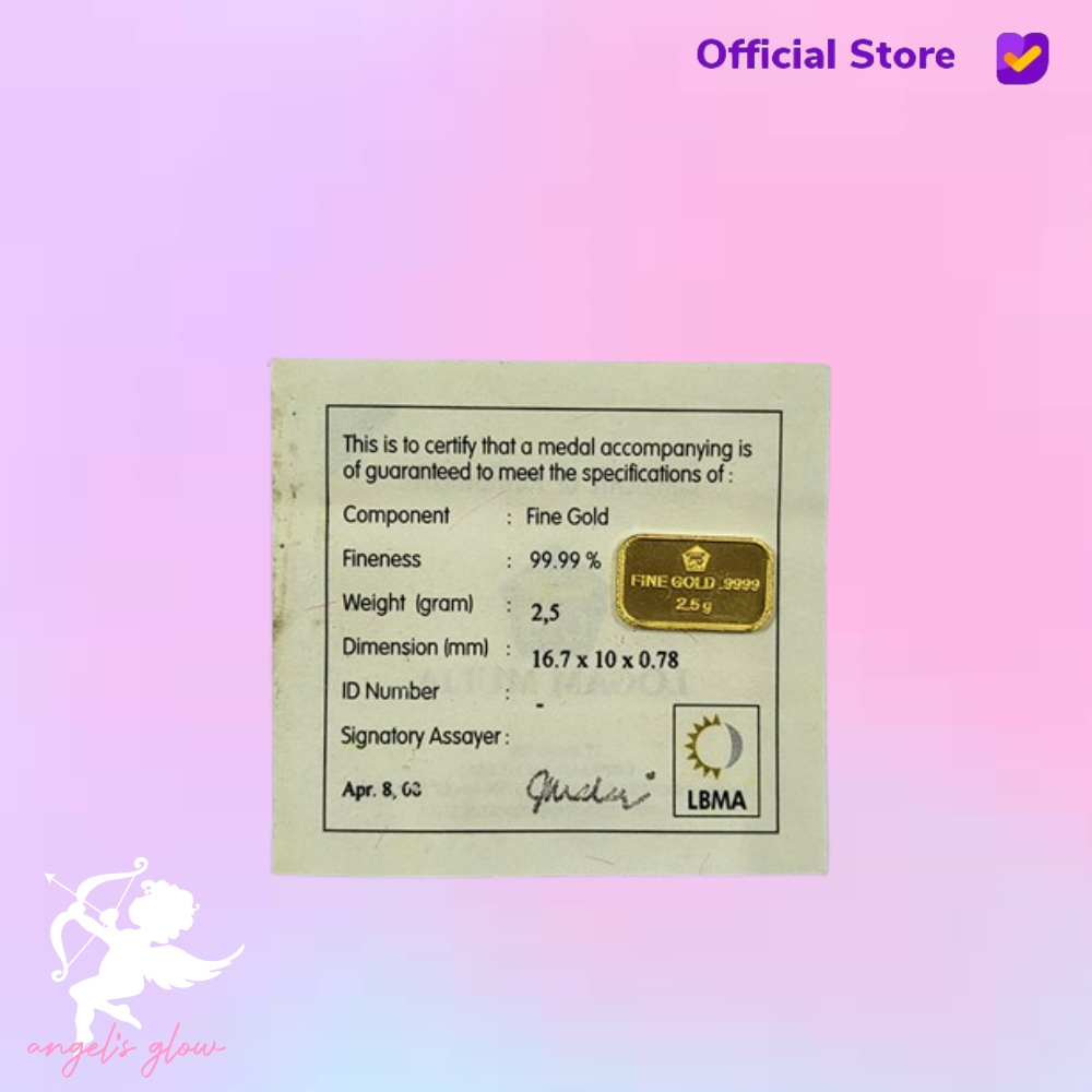 ANGELS Logam Mulia Antam Retro Tidur  - 2.5 GRAM