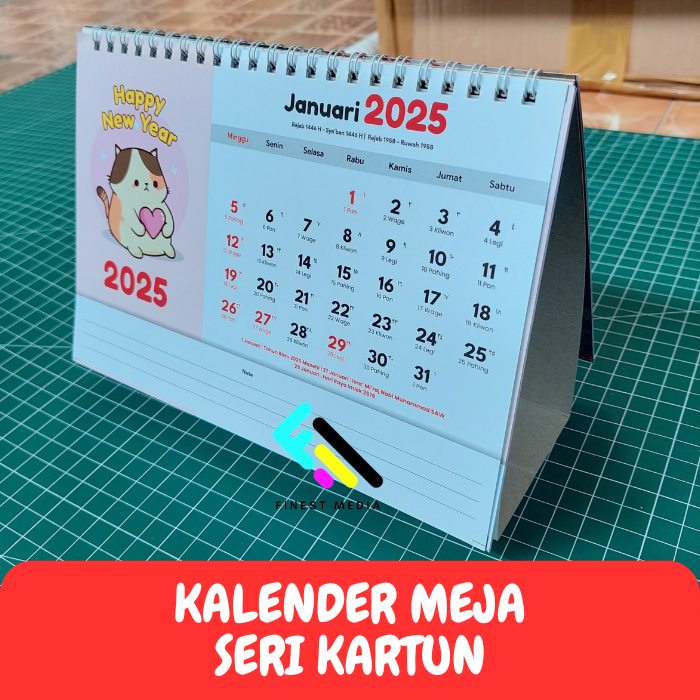 

PROMO KALENDER MEJA TAHUN 2025 - KALENDER DUDUK TAHUN 2025 SERI BEST SELLER