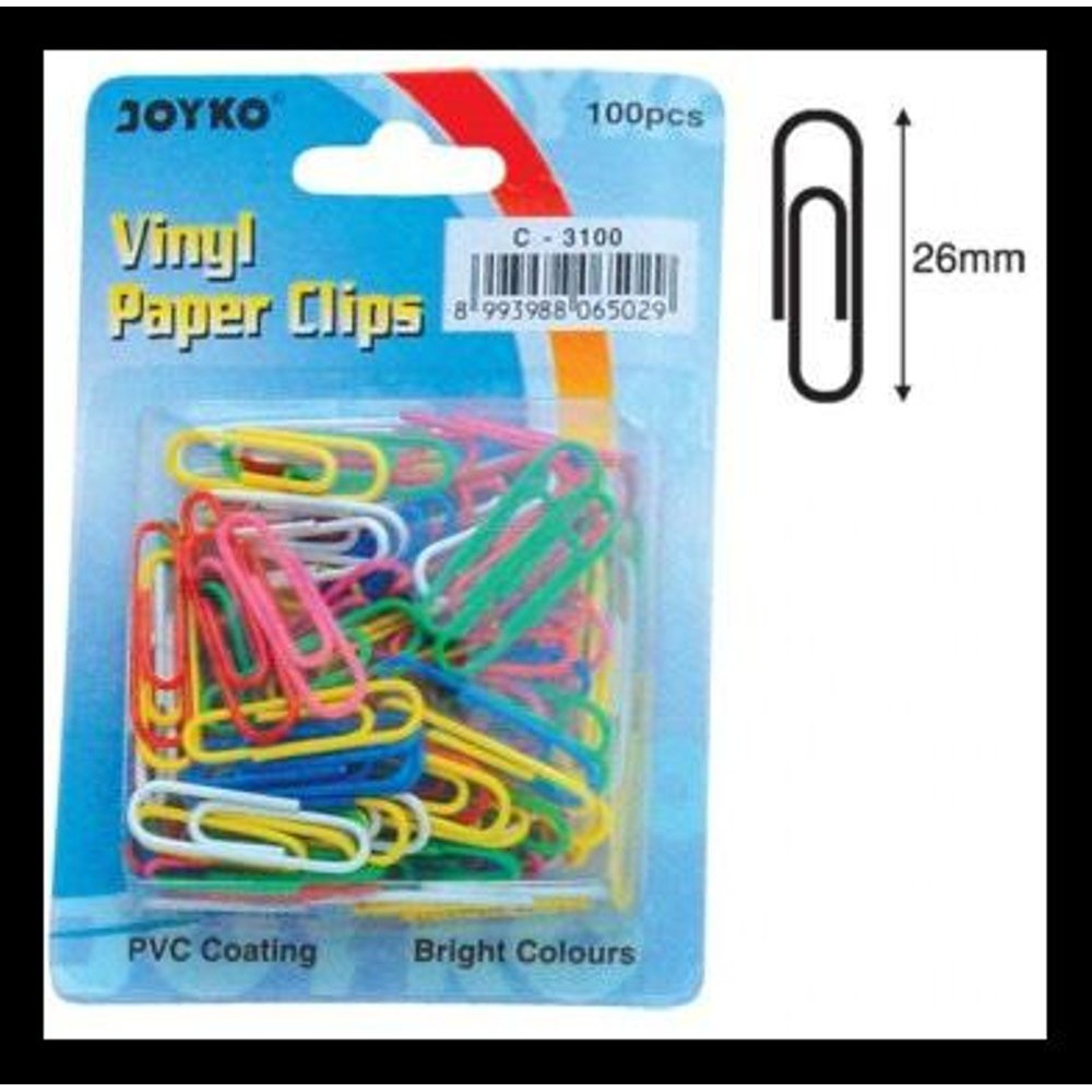 

paper clip warna / penjepit kertas warna warni / vinyl paper clips / klip kertas / paperclip