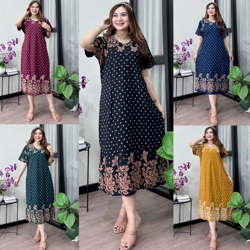 100 Ribu Dapat 4 Daster Paket Usaha || Daster Rayon Busui Bumil