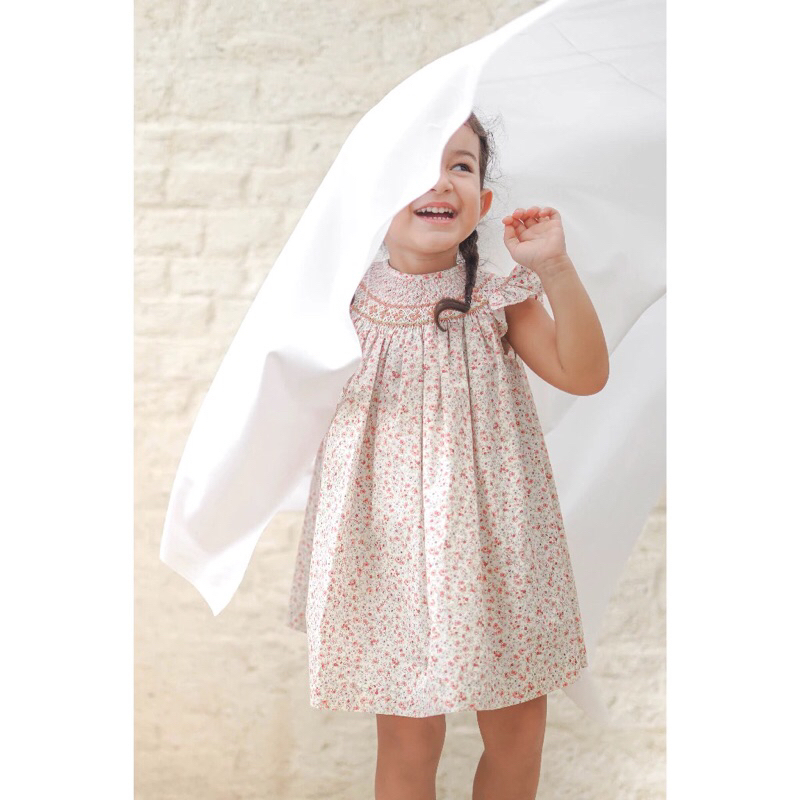 preloved briana dress darcy and rae handsmocked dress