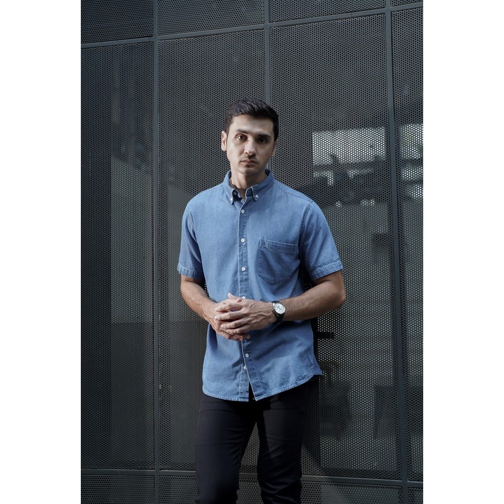 KODE O63V HL MEN Denim Shirt  Light