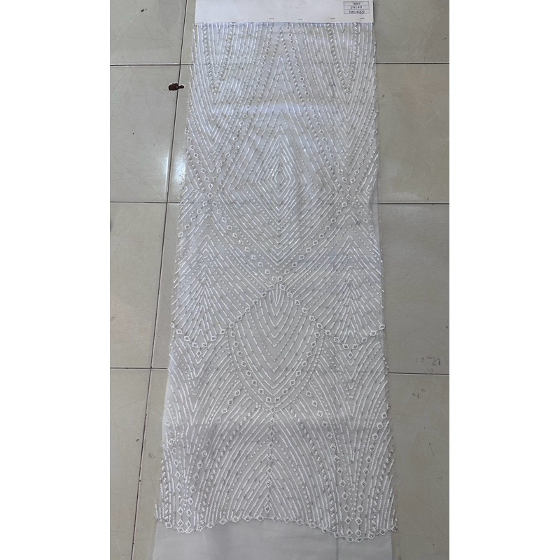 (per 0,5m) Tile Payet Mewah Khusus Putih