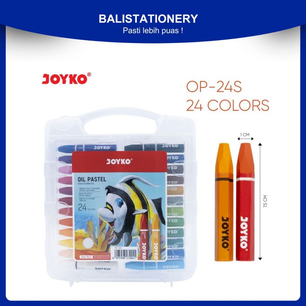 

Crayon oil pastel Joyko OP-24 warna