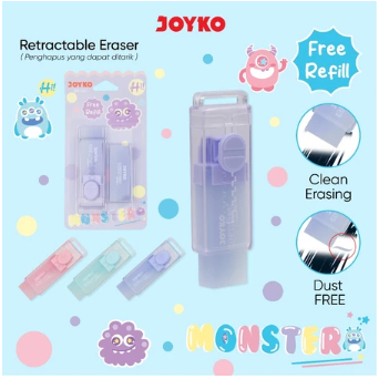 

Joyko - Eraser Joyko Retracteble + Refill ER-147 - Penghapus Cetekan Joyko + Refill