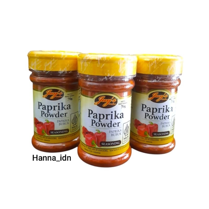 

Jays Paprika Powder / Jays Paprika Bubuk 70gr