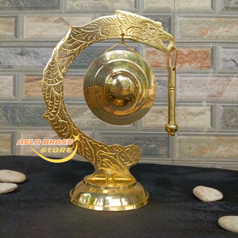 Miniatur Gong Kuningan Gong Naga Gong Catuk Motif Naga 02