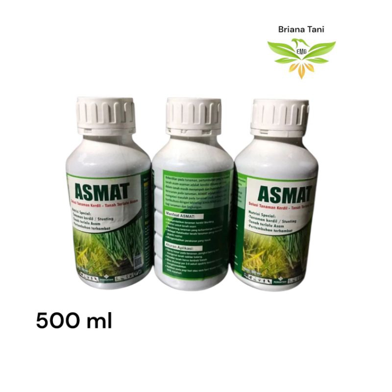￼Asmat 500ml Pupuk Nutrisi Asam Humat Tanaman Kerdil Javanica Powersoil