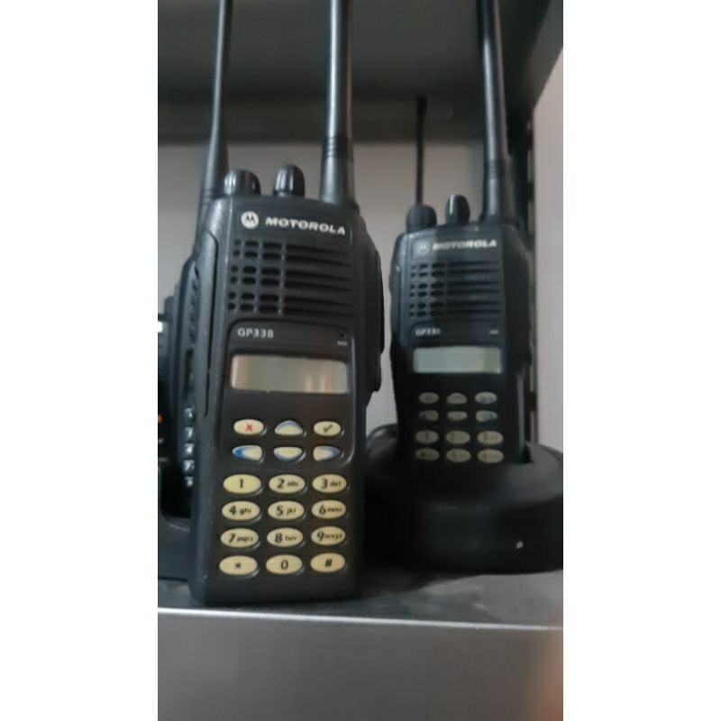 HT MOTOROLA GP338 UHF 403MHZ HT MOTOROLA GP 338 UHF NORMAL BATANGAN BATRE BARU