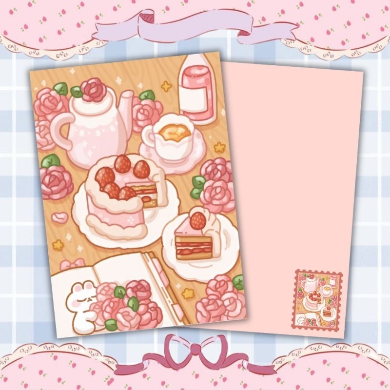 

Blossomb - Thankyou card | Postcard | Art print