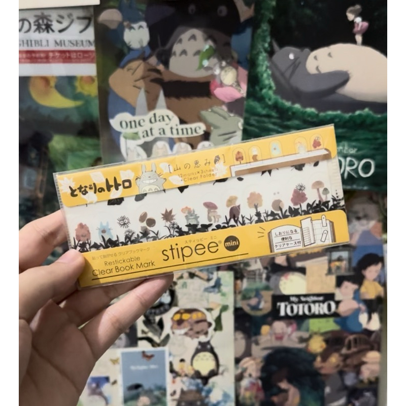 

TOTORO Penanda pembatas kertas buku original studio ghibli nibariki