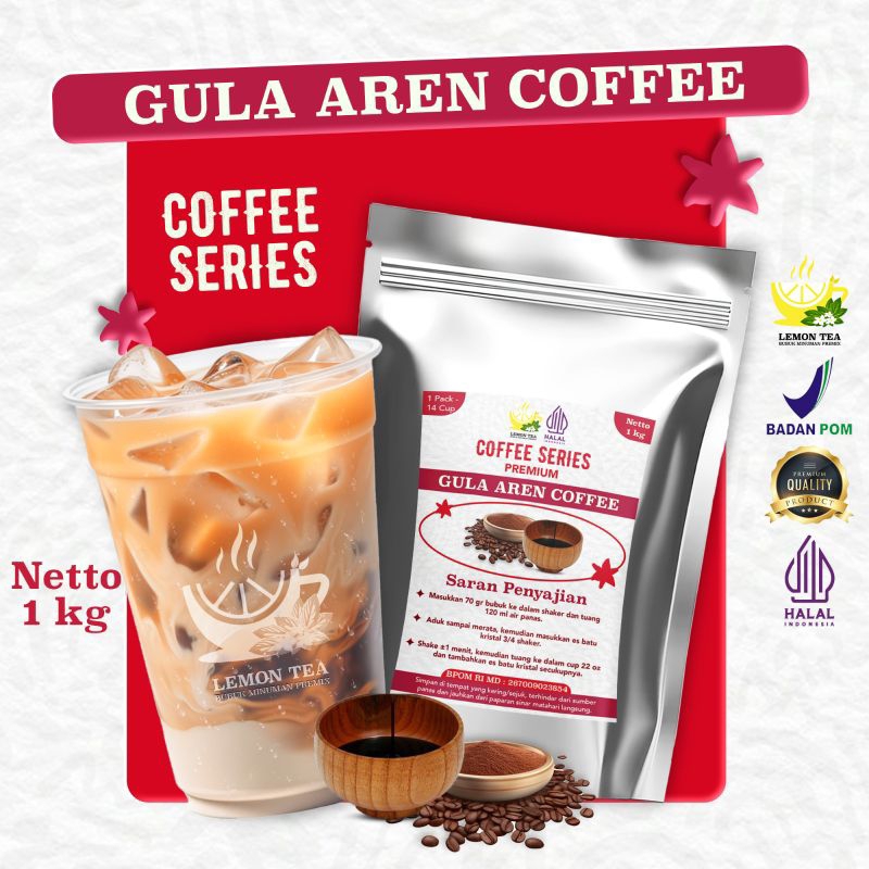 

coffee gula aren 1kg/bubuk minuman premium