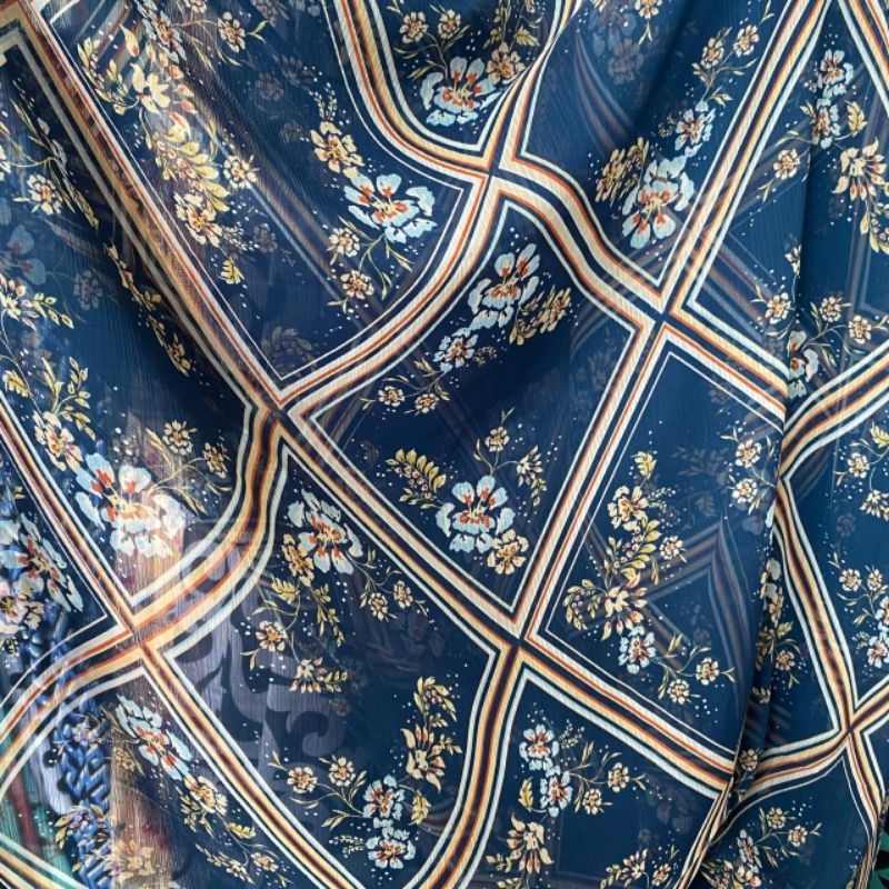 Kain Chiffon Ceruti | Kain Chiffon Premium | Kain Ceruti Motif | Kain Motif Premium