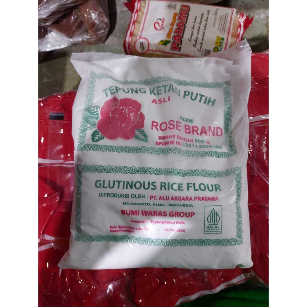 

Tepung Ketan Rose Brand 500gram