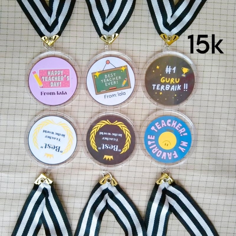 KADO HARI GURU , MEDALI CUSTOM