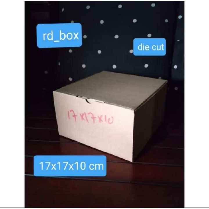 

kardus/karton/box uk 17x17x10 cm box aksesoris,packaging olshop