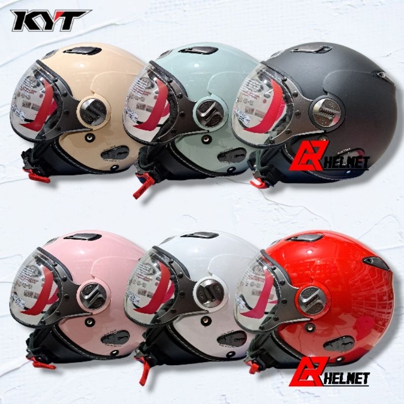 Helm KYT ELSICO SOLID / Helm classic / helm retro kyt original