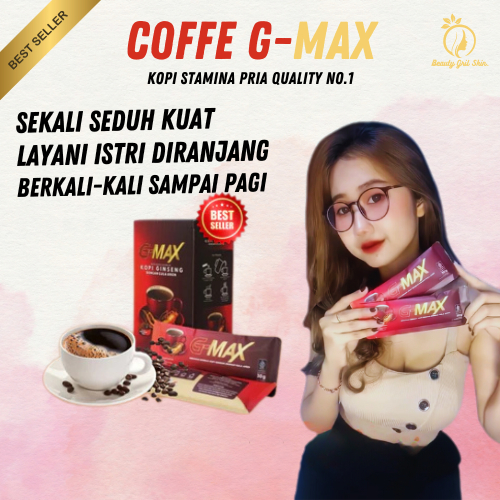 

G-MAX Coffe Kopi Suplemen Exstrak Gingseng Kopi Penambah Stamina Pria Dewasa Origanal BPOM