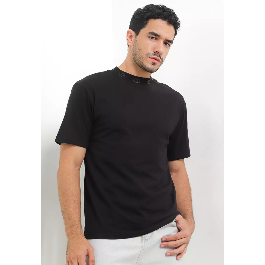 Obermain Apparel Damascus Mock Neck Tee