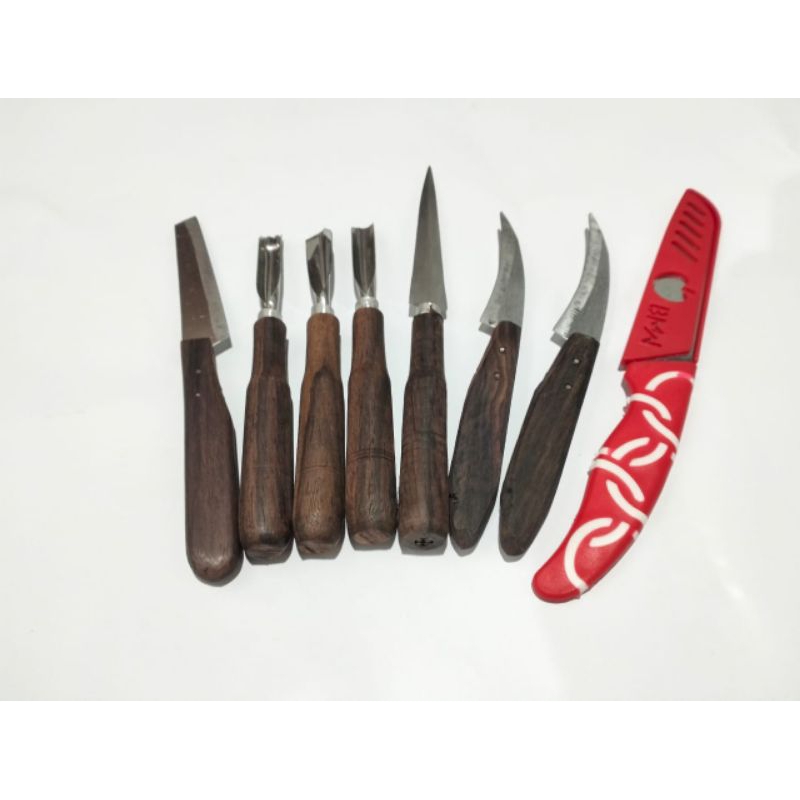 

pisau garnis7pcs+pisau buah cantik