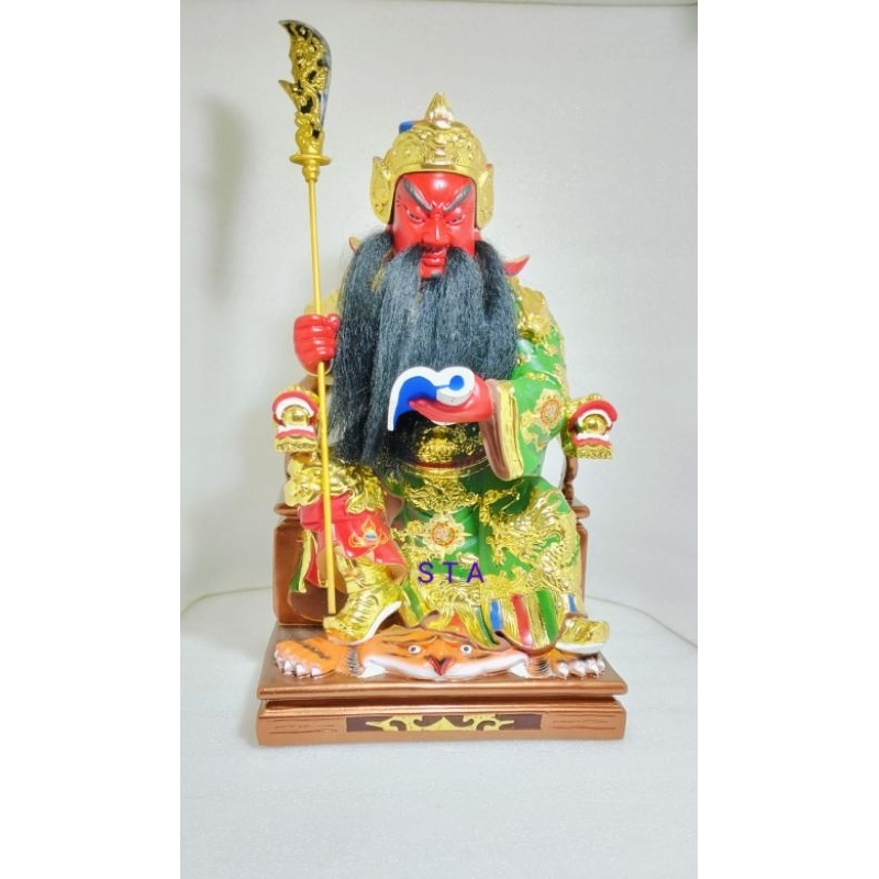 Patung/Rupang dewa Kwan Kong ukuran 12 inch