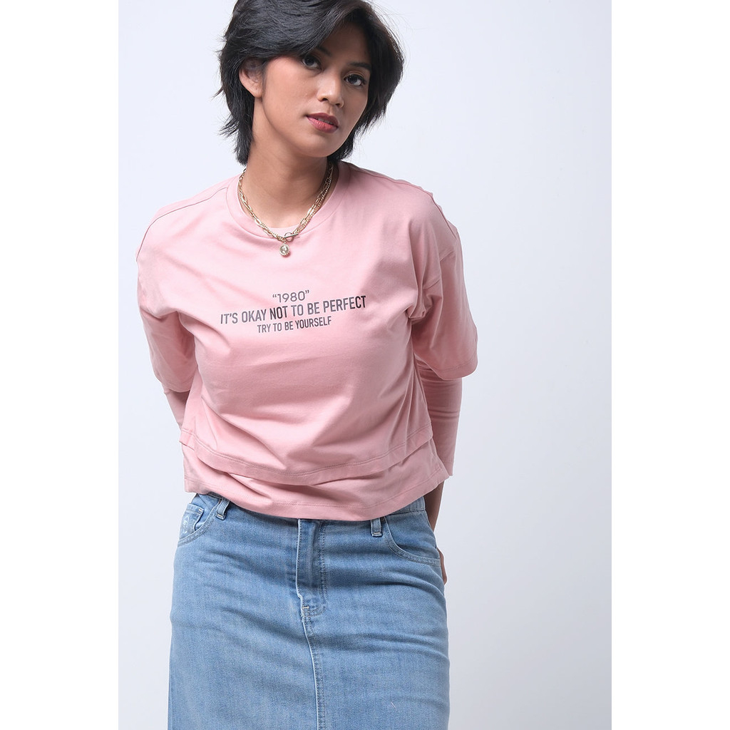 Logo Jeans - Kaos Wanita Cheryl 14850L4PK