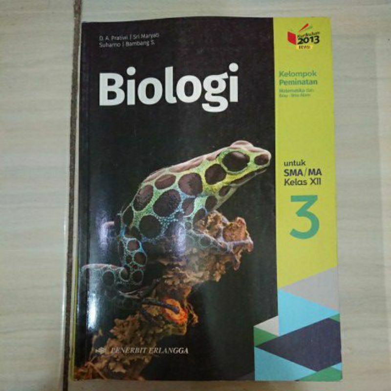 Biologi untuk SMA kelas XII -PENERBIT ERLANGGA