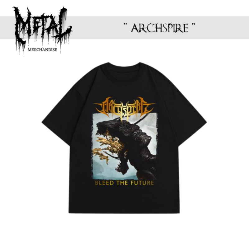 T-shirt Archspire Kaos band metal luar negeri original